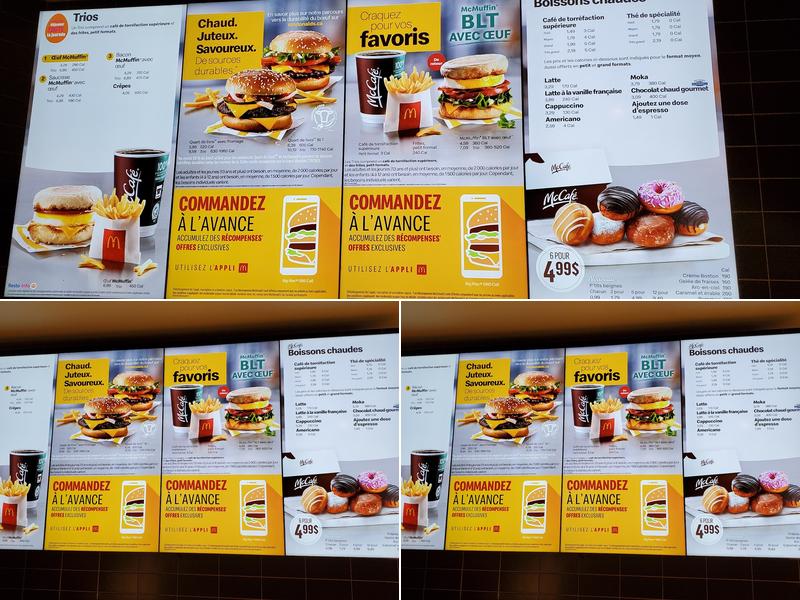 McDonald's Menu