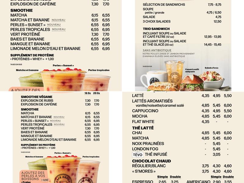 Yuzu sushi Menu