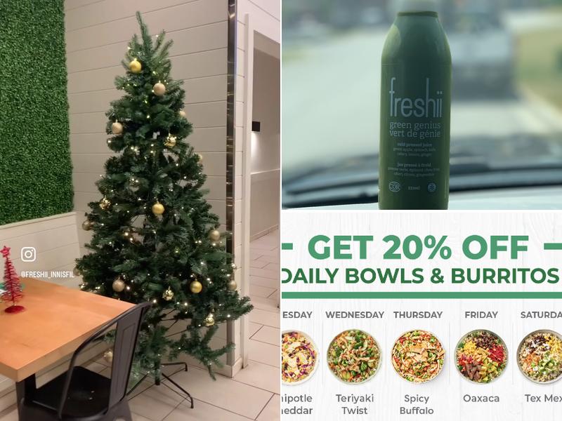 Freshii Menu