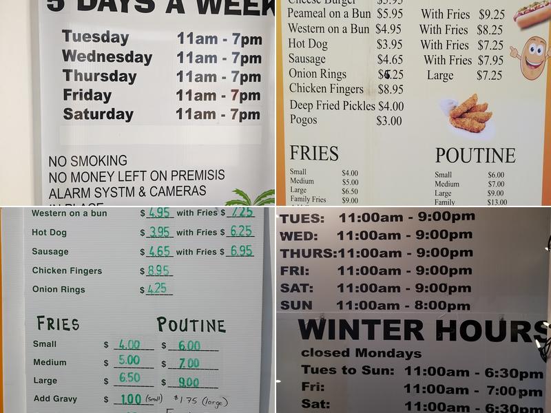 Tiki Chips Menu