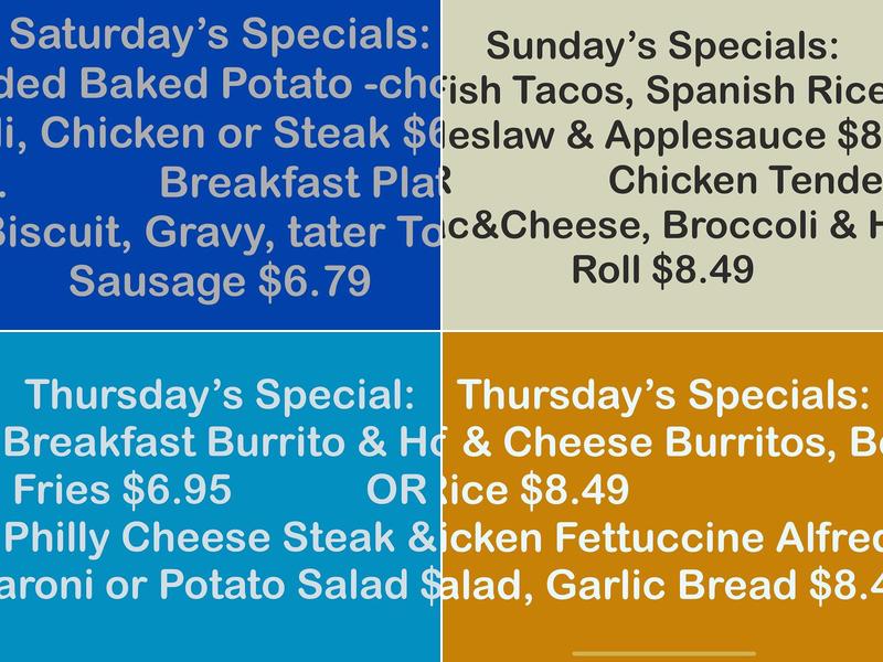 Country Roads Restaurant & Grill Menu