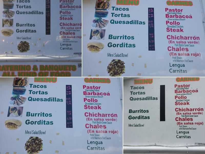 El Tacotorro Menu