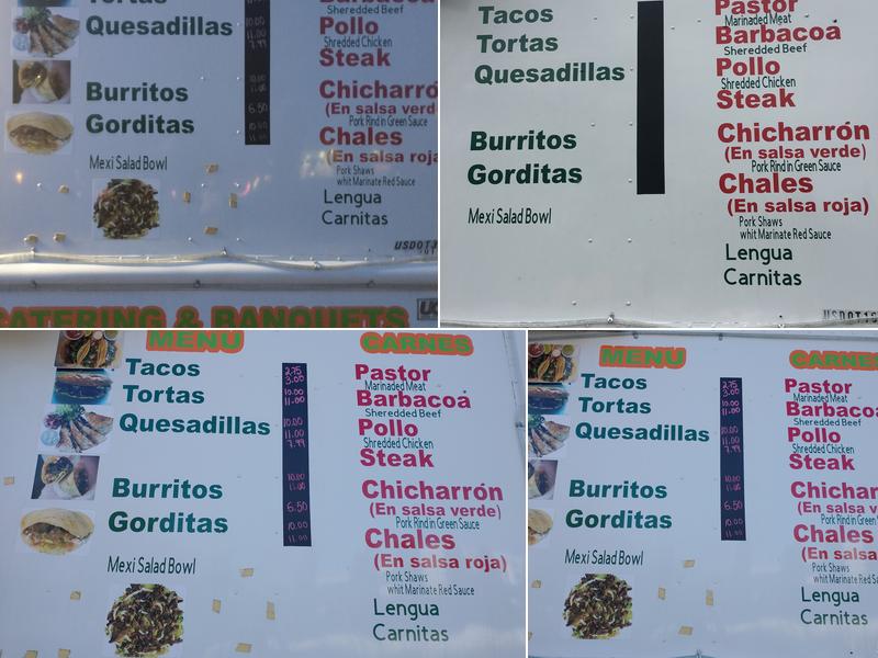 El Tacotorro Menu