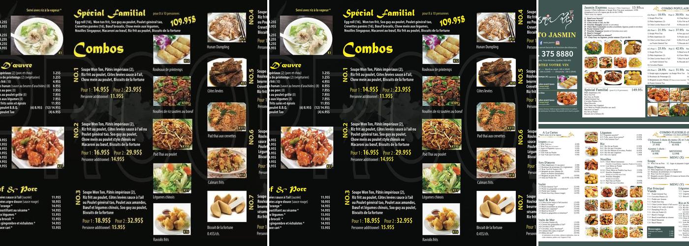 Jasmin Menu