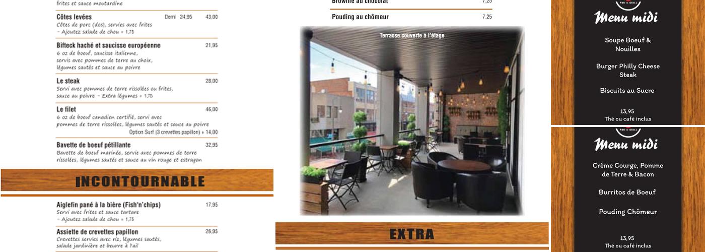 O'Centro Pub & Grill Menu