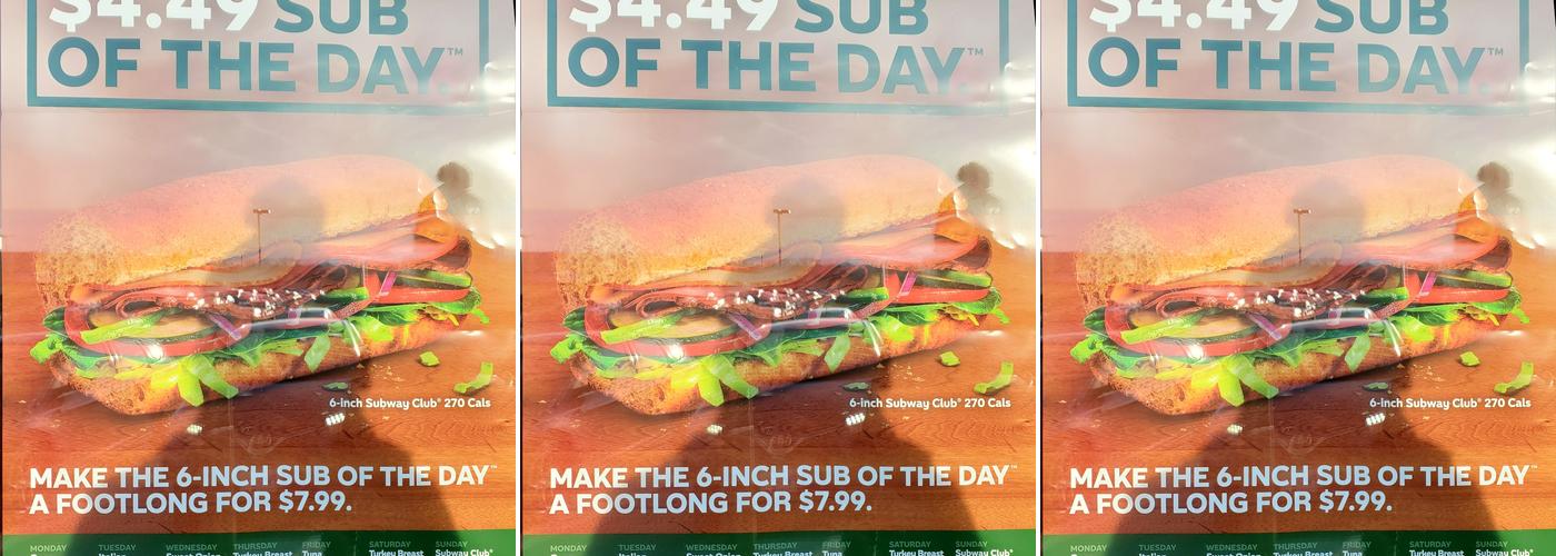 Subway Menu