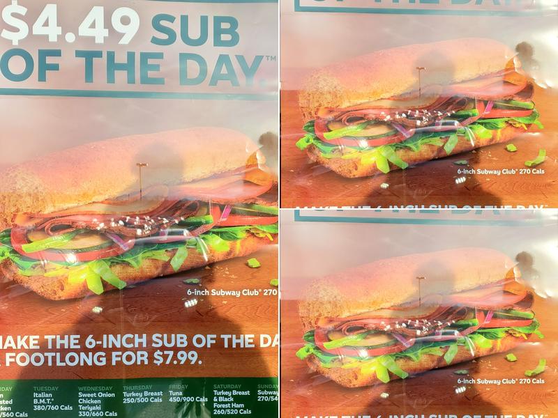 Subway Menu