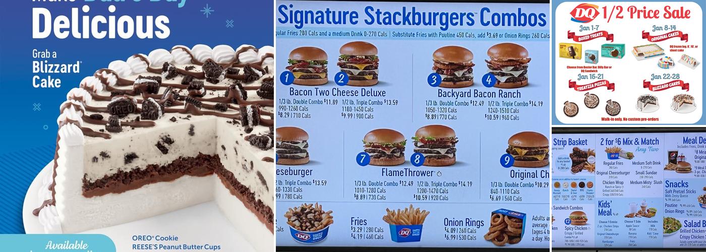 Dairy Queen Grill & Chill Menu