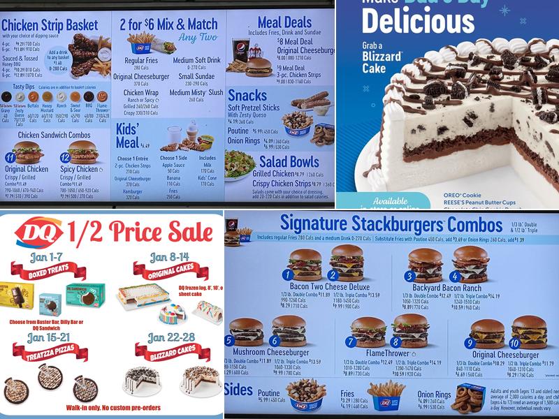 Dairy Queen Grill & Chill Menu