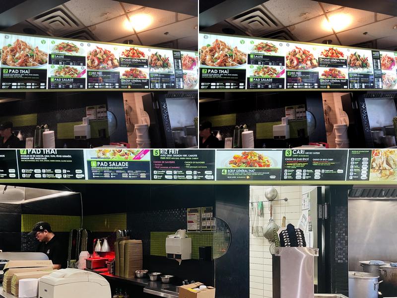 Thai Express Restaurant Montréal Menu