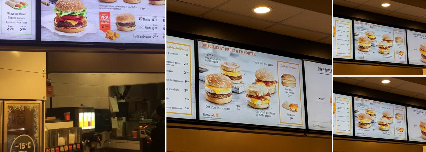 A&W Canada Menu