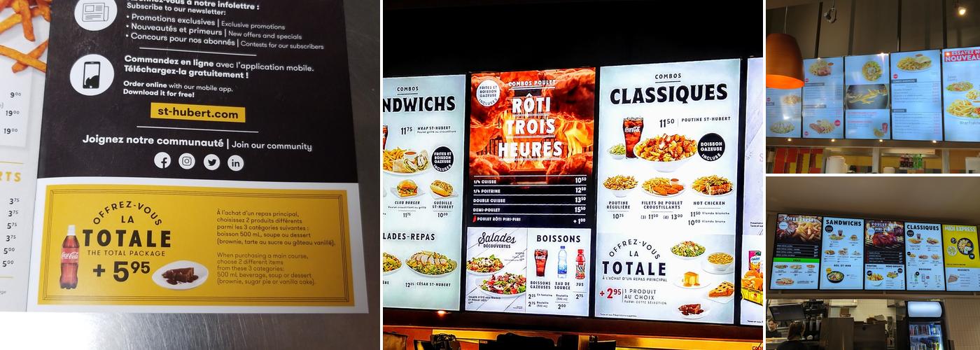 Express St-Hubert Menu