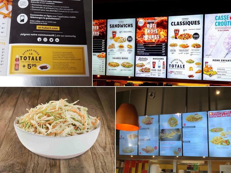 Express St-Hubert Menu