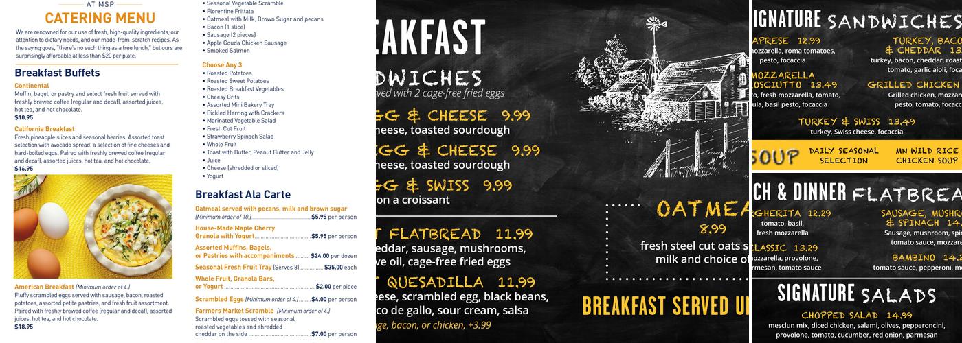 MSP MKT Menu