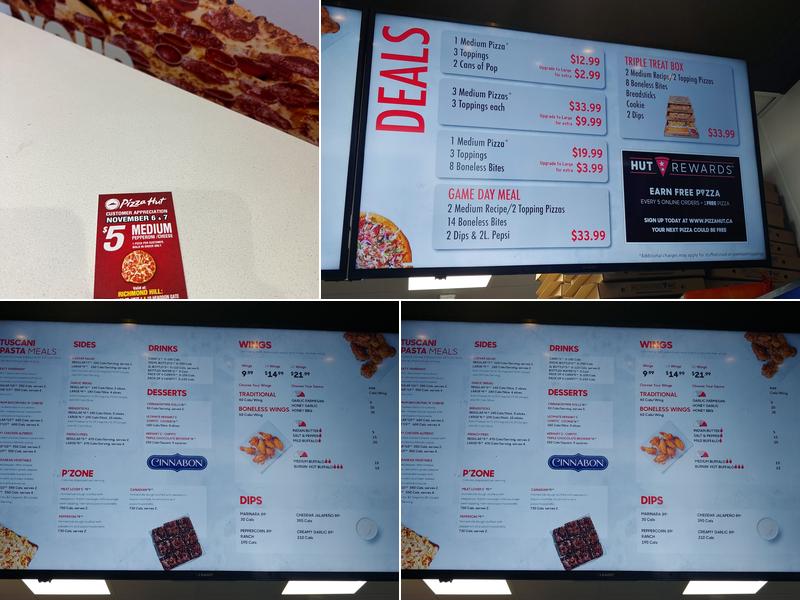 Pizza Hut Menu