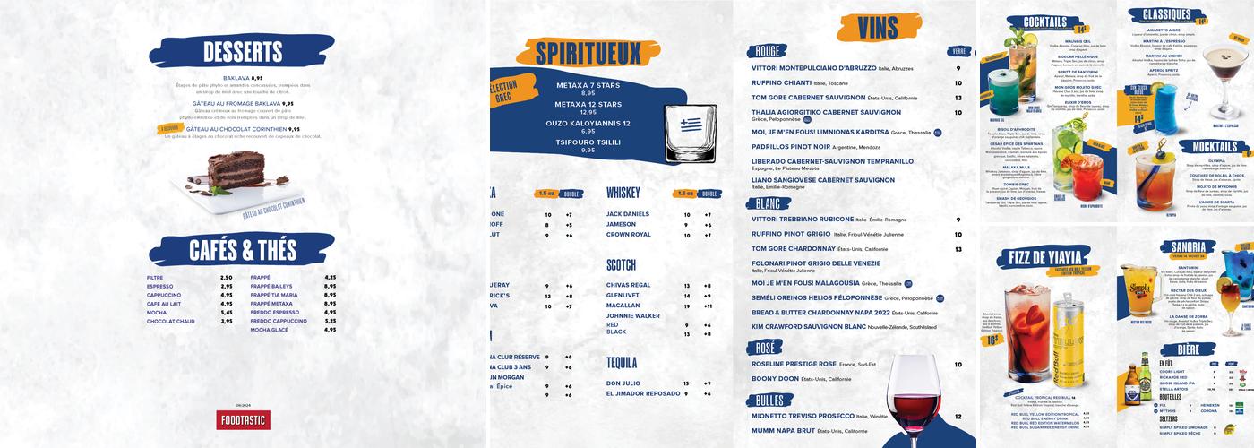 Souvlaki Bar - Saint-Laurent Menu