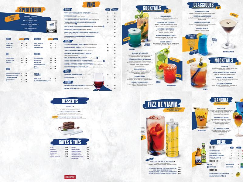 Souvlaki Bar - Saint-Laurent Menu