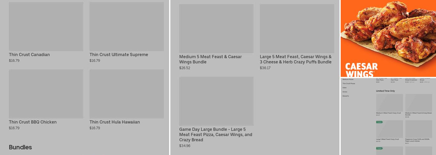 Little Caesars Pizza Menu