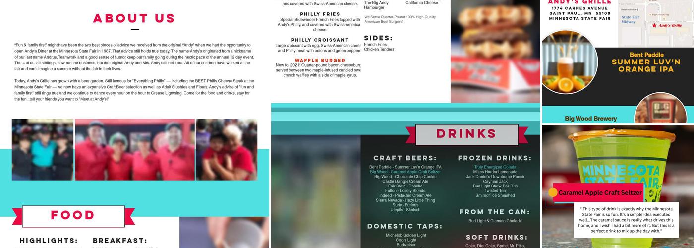 Andy's Grille Menu