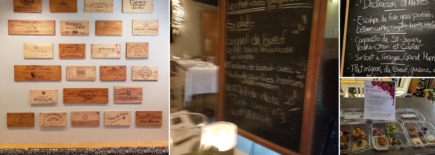 Le Castel 1954 Menu