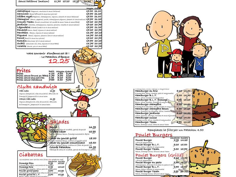 Restaurant Patachou Menu