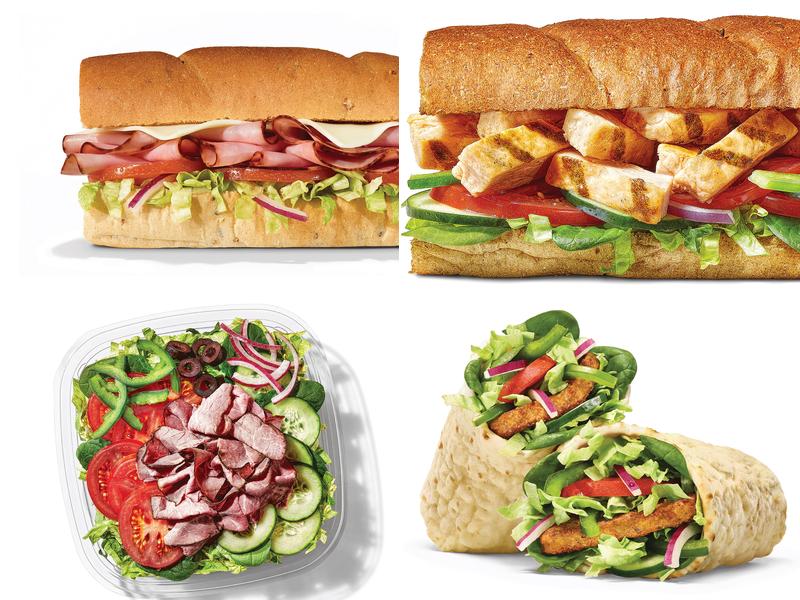 Subway Menu