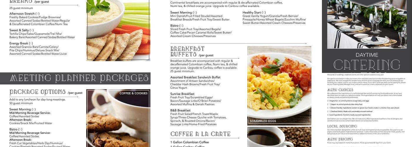Zobota Cafe Menu