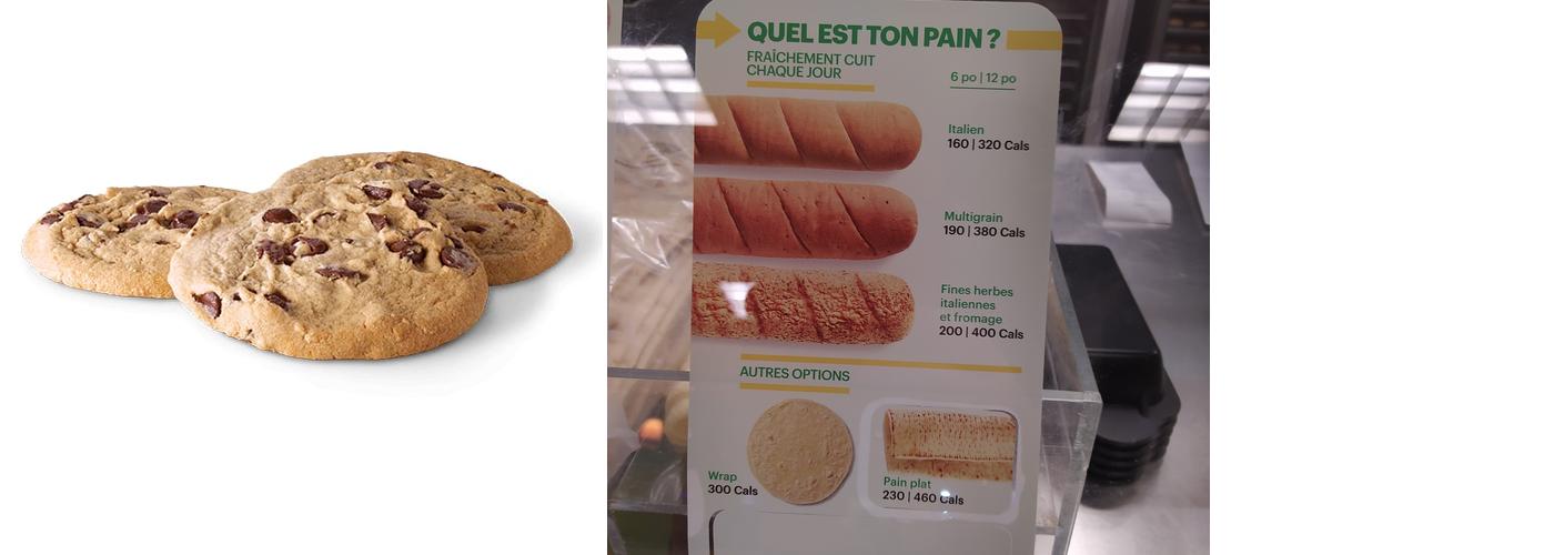 Subway Menu