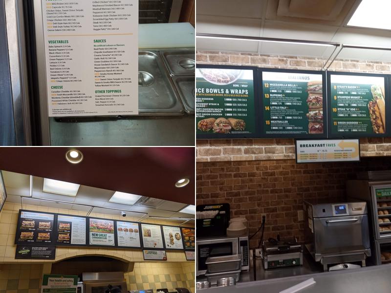 Subway Menu