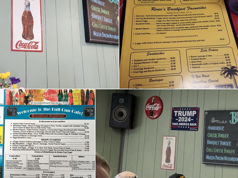 The Full Cup Café Menu