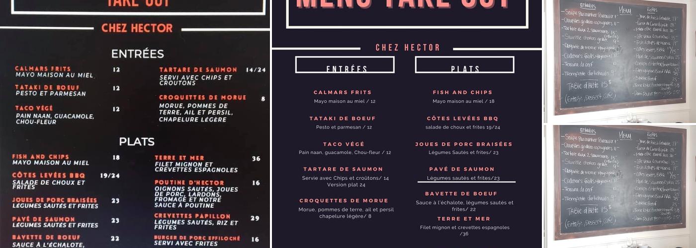 Chez Hector Menu