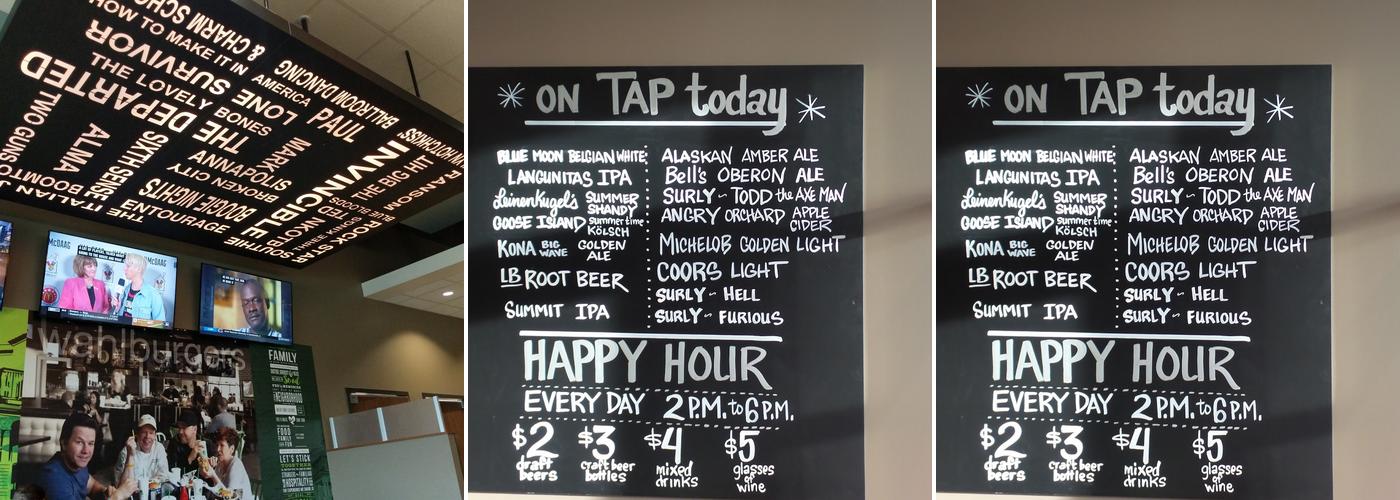 Hy-Vee Market Grille Menu