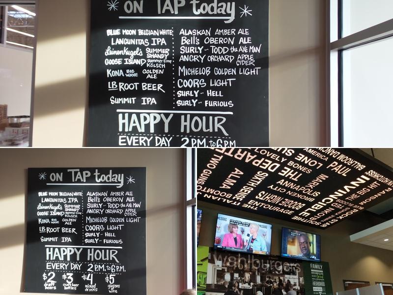 Hy-Vee Market Grille Menu