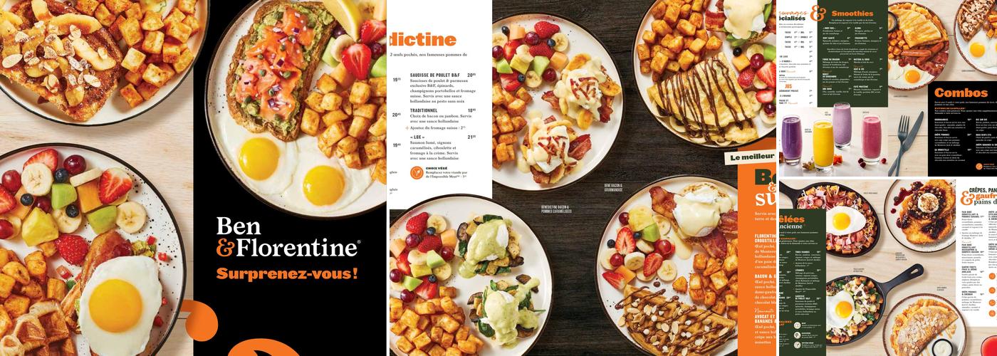 Ben & Florentine Menu