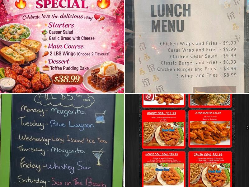 Wingzone Menu