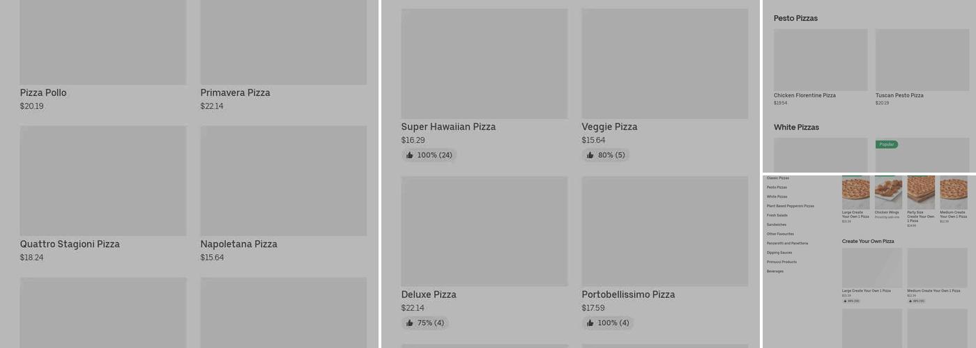 Pizza Nova Menu