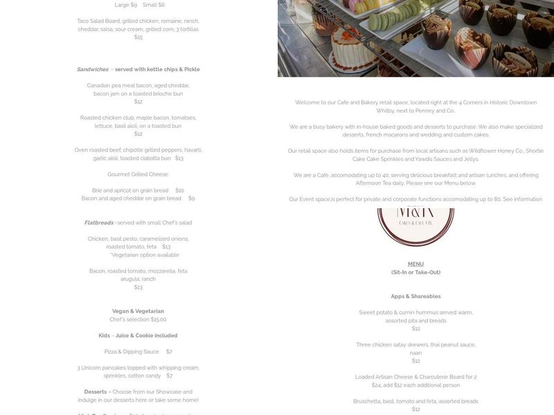 Surf Menu