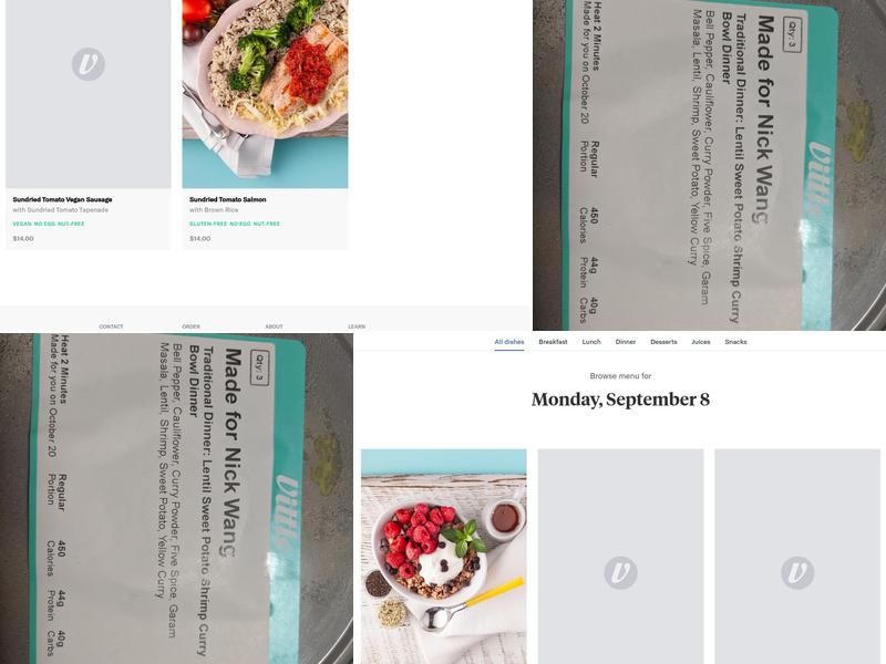 Vittle Menu