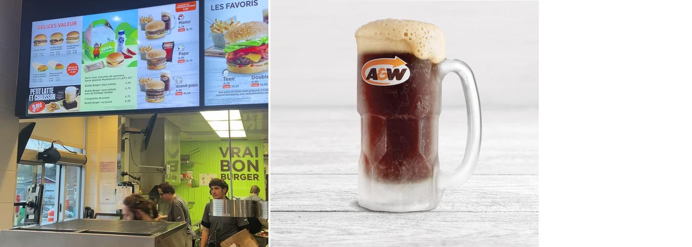 A&W Menu