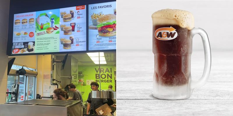 A&W Menu