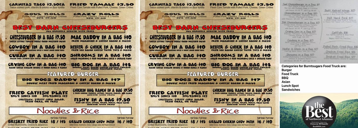 A Lil Bit Of Sugar Cafe & Food Truck Menu