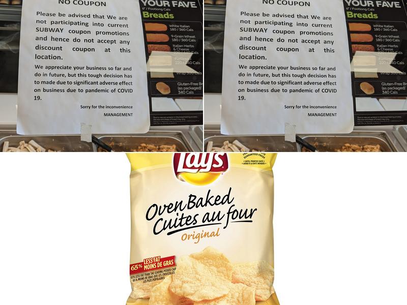 Subway Menu