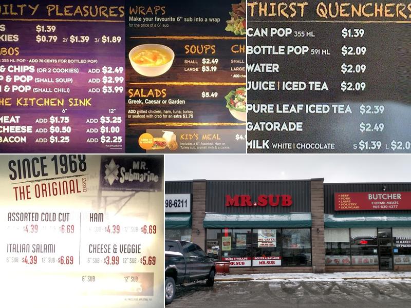 Mr.Sub Menu