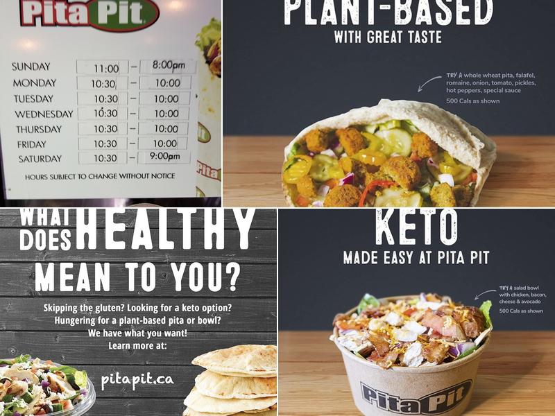 Pita Pit Menu