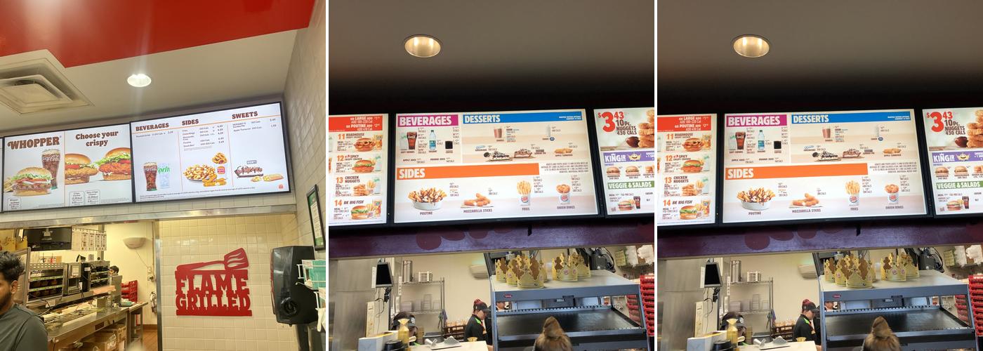 Burger King Menu