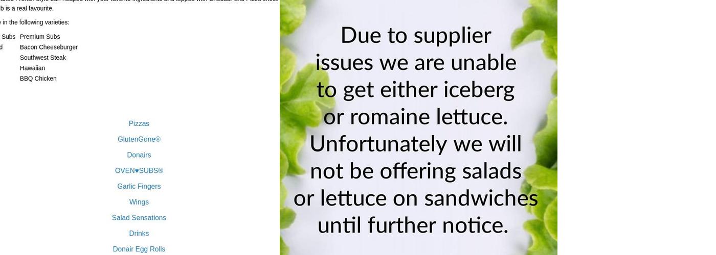 Greco Pizza Xpress Menu