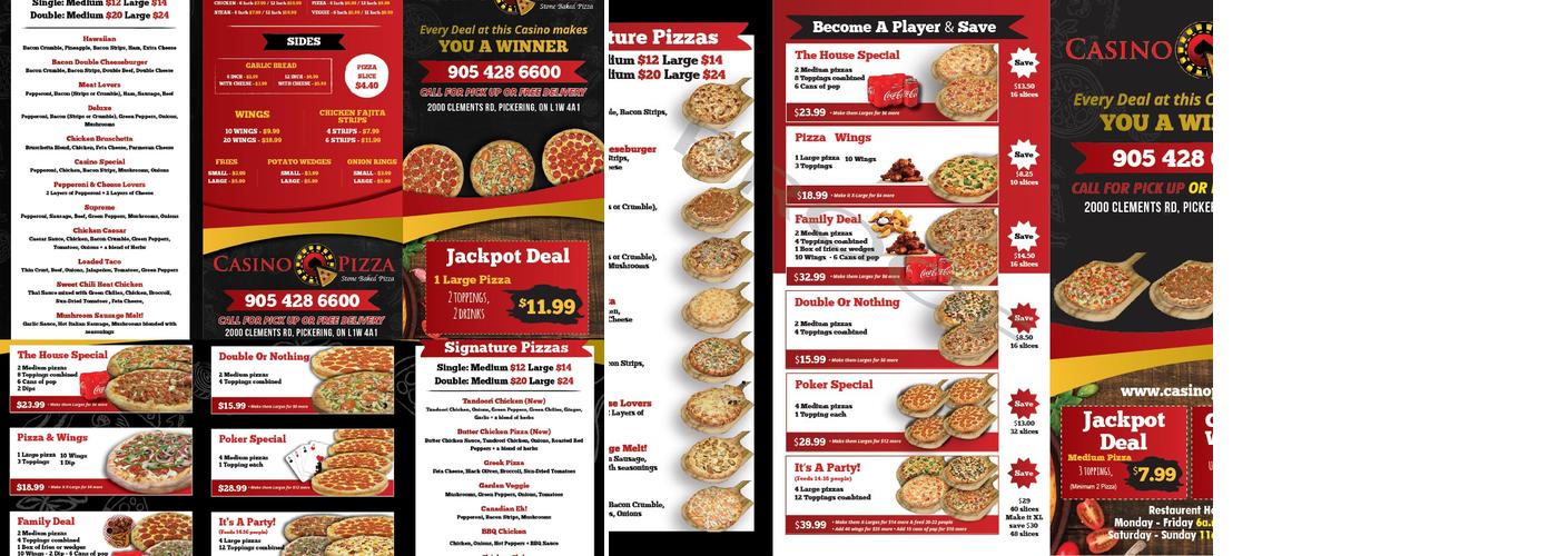 CASINO PIZZA Menu