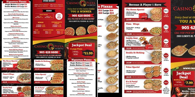 CASINO PIZZA Menu