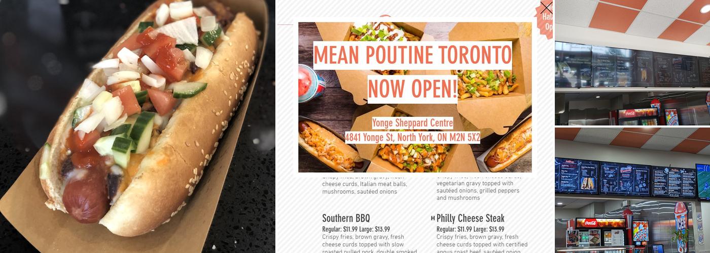 Mean Poutine Menu