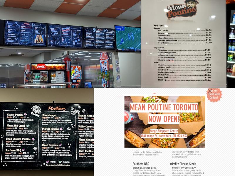 Mean Poutine Menu